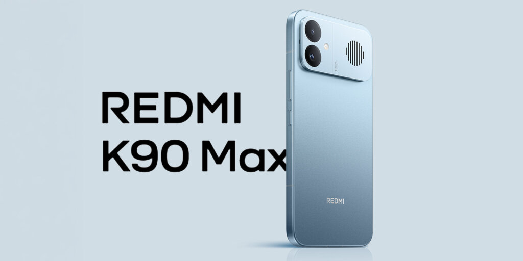 Фото Redmi K90 Max — первый смартфон с «Sky Blue», 100 W‑зарядкой и активным
охлаждением
