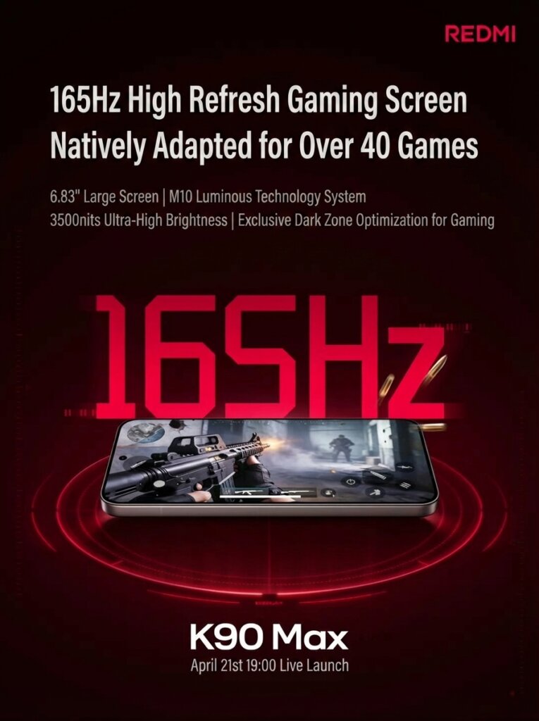 Фото REDMI K90 Max: подробный разбор флагманского игрового смартфона от Xiaomi
