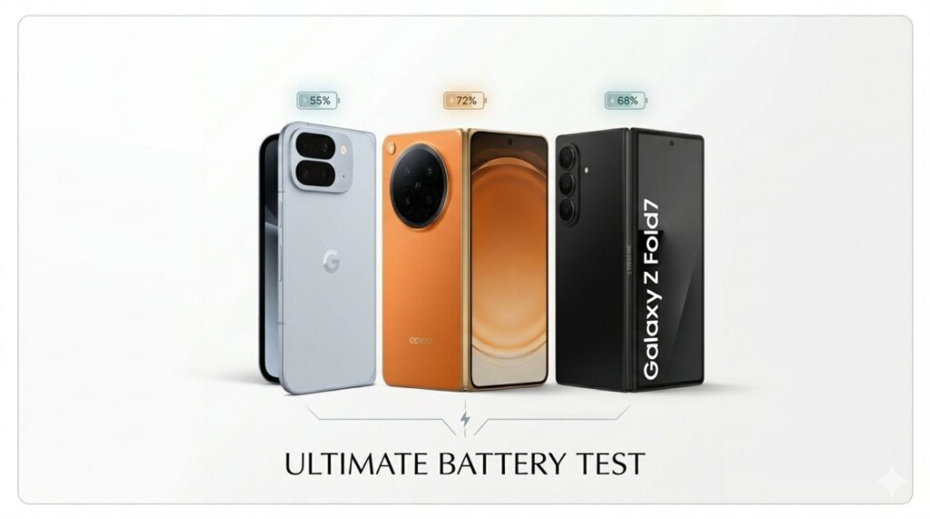 Фото OPPO Find N6 Доминирует в Тесте Батареи: Новая Эра Фолдаблов