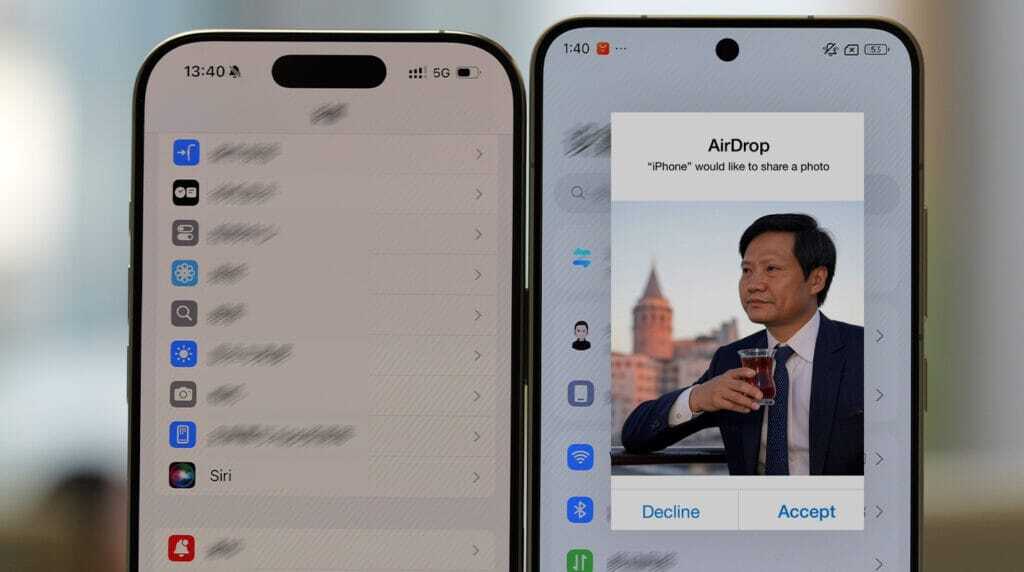 Xiaomi и Apple: Как Quick Share и AirDrop объединяются для лёгкой передачи
файлов
